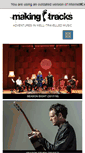 Mobile Screenshot of makingtrackslive.org.uk